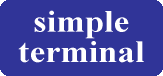 simple terminal